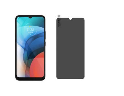 Privacy Screen Protector Compatible for Motorola E LE - Matte Finish